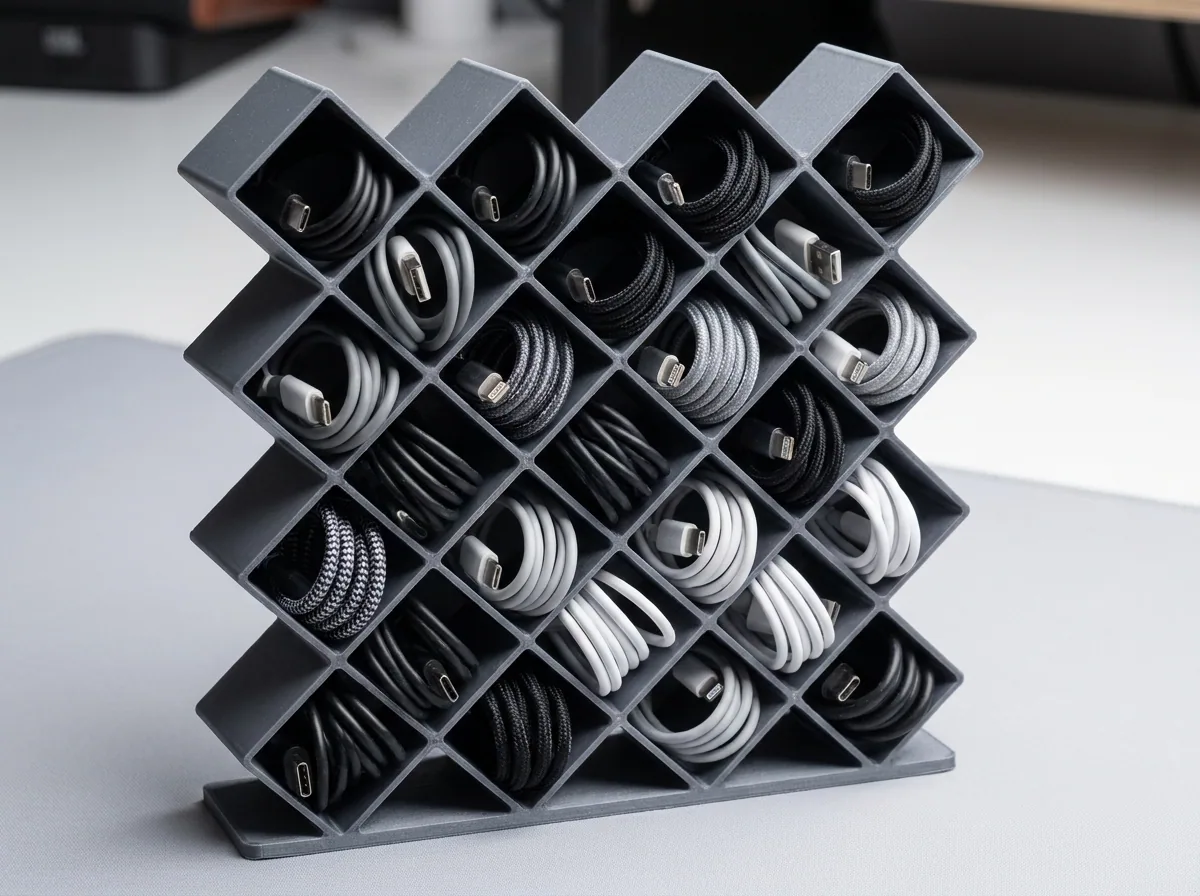 USB Cable & Charger Organizer